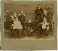John Newton Wright family, ca. 1896.