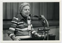 Rachel Henderlite at the 13th Plenary of the Consultation on Church Union, 1976.