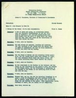 Rachel Henderlite ordination service script, 1965.