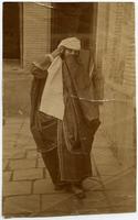 Persian woman in street dress, Tehran, Iran.