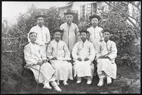 First graduates of theological seminary in Pyengyang.