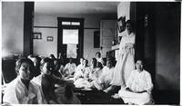 Sunday school teacher meeting in Pyengyang, 1923.