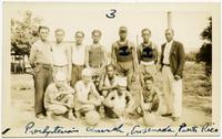 Ensenada Presbyterian Church baseball team.