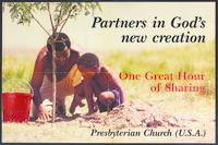 Partners in God's new creation poster.