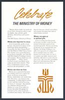 Celebrate the ministry of money.