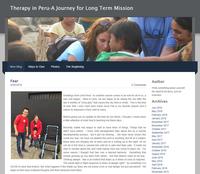 Therapy in Peru - A Journey for Long Term Mission.