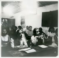 Kids in classroom at Agnes Erskine School, Recife, Brazil, ca. 1966.