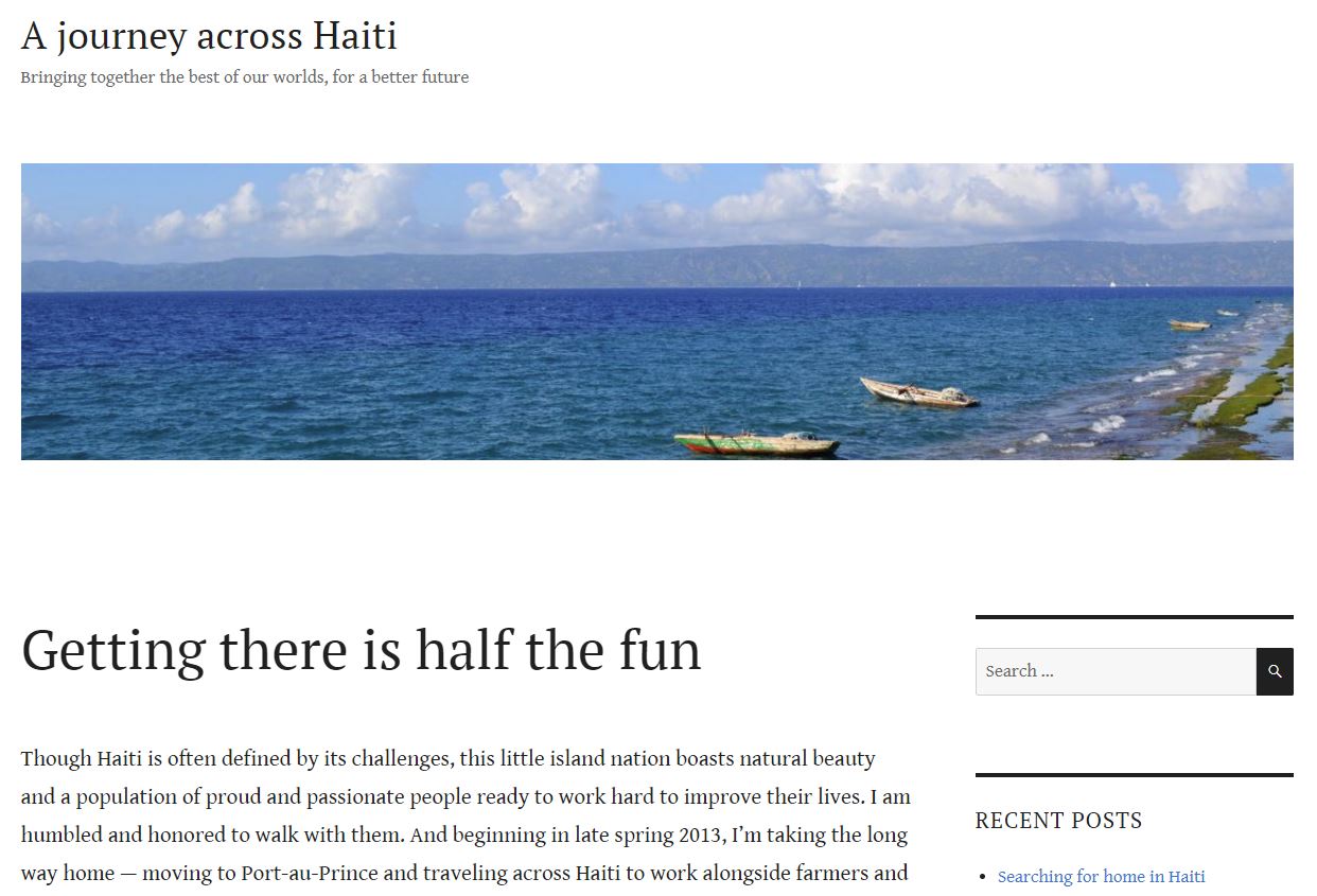 A journey across Haiti
