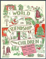 World Friendship Among Children World Christmas Festival advertisement.