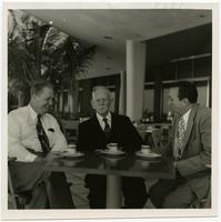 Robert Leslie Wharton with two men.