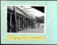 Photographs showing progress in the construction of chapel-auditorium, Seoul Women's University, 1966.