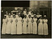 Nurses class, Severance Medical School, Seoul.