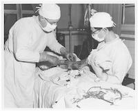Dr. Kenneth Scott, Severance Memorial Hospital, Seoul, ca. 1958.