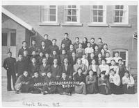 Short term Bible Institute students and teachers, January 1958.