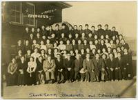 Short term students and teachers at Andong Bible Institute, 1957.