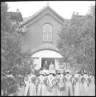 Taegu Nurses' School dedication, June 1952.
