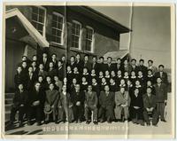 Bible Institute faculty and graduates in Andong, 1957.