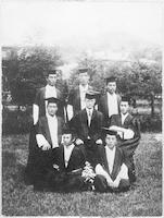 First medical class graduated, June 1908.