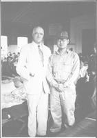 Dr. Torrey and medical officer, Pusan, 1952.