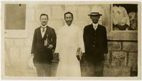 Rev. Cha, Rev. Kim Ik Zou, and a man, Seoul, 1925.