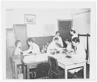 Clinic, Presbyterian Hospital, Taegu, ca. 1950.