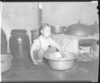 Boy at Chonju Boys' Home, ca. 1950.