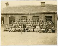 Keisyung Boys' School and faculty, Taegu, 1927.