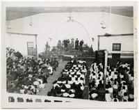 Dr. Jonh A. Mackay addressing the Westgate Presbyterian Church in 1949.