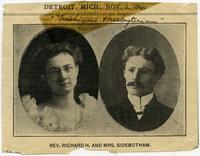 Rev. Richard H. and Effie Sidebotham.