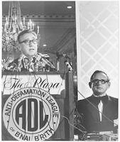Kissinger Receives ADL Democratic Legacy Award.