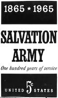 Stamp marks Salvation Army centenary.