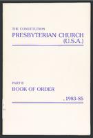 The Constitution of the Presbyterian Church (U.S.A.) Part II, Book of order.