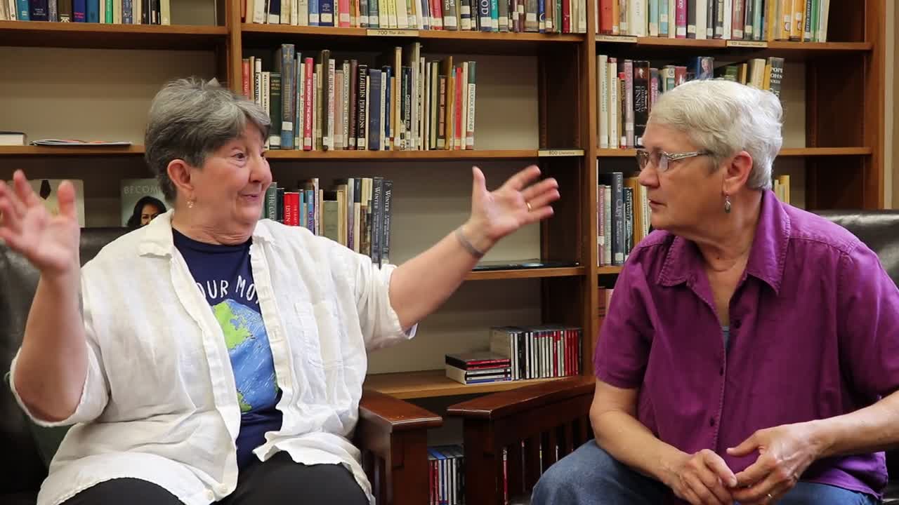 Peggy Meeker and Marie Gibson oral history, 2019.