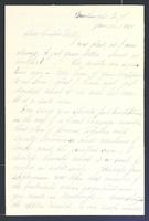 Belle Hawkes correspondence, 1880-1885.