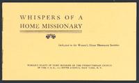Whispers of a home missionary.
