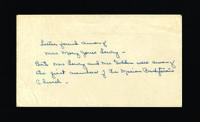 Correspondence of Lucy Gantt Sheppard, 1895, 1924.