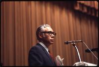 Dr. Lloyd Cooke at the 183rd General Assembly in Rochester, N.Y., 1971.