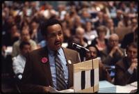 Rev. Kermit Overton at the 183rd General Assembly in Rochester, N.Y., 1971.