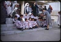 Children in no-ruz clothing in Iran.