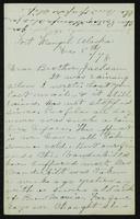 Sheldon Jackson correspondence, December 1878.