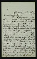 Sheldon Jackson correspondence, February-March 1877.