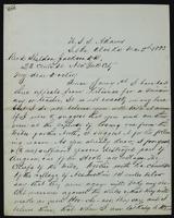 Sheldon Jackson correspondence, March 1883.