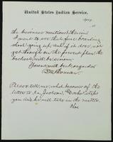 Sheldon Jackson correspondence, February 1880.
