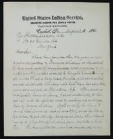 Sheldon Jackson correspondence, August 1882.