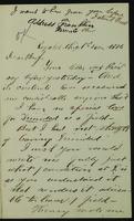 Sheldon Jackson correspondence, December 1876-January 1877.