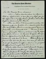 Sheldon Jackson correspondence, August-September 1883.