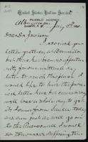 Sheldon Jackson correspondence, July 1880.