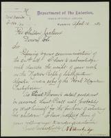 Sheldon Jackson correspondence, April 1880.