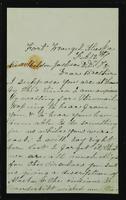 Sheldon Jackson correspondence, February-March 1878.