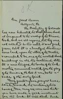 Sheldon Jackson correspondence, August-September 1876.